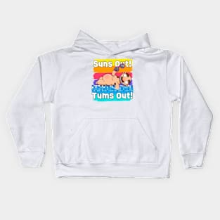 Suns out! Tums out! (Alternative Version) Kids Hoodie